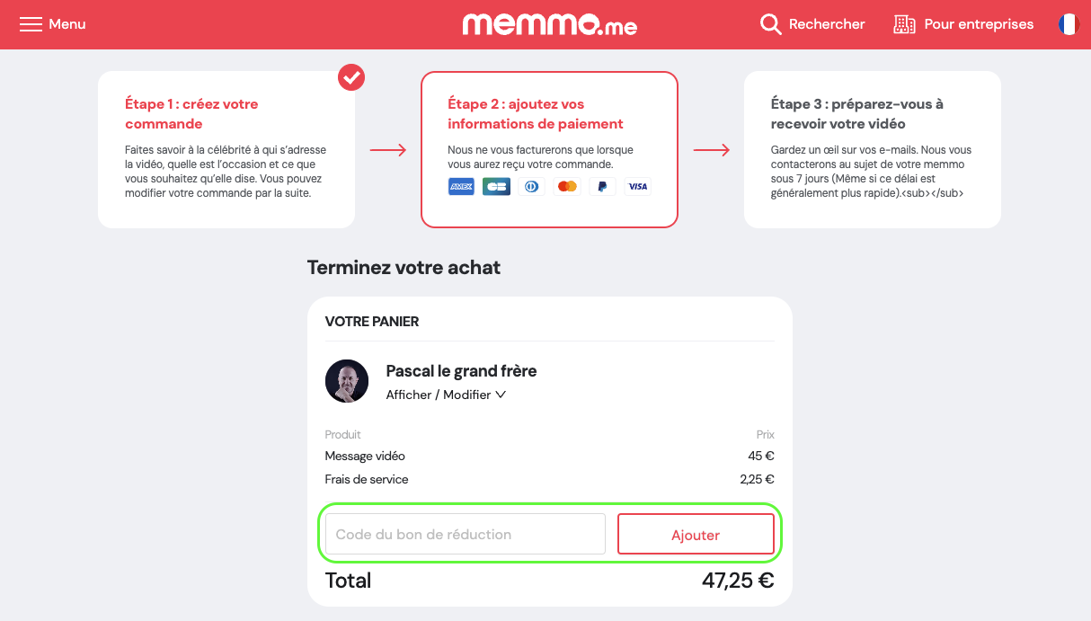 memmo.me Code promo